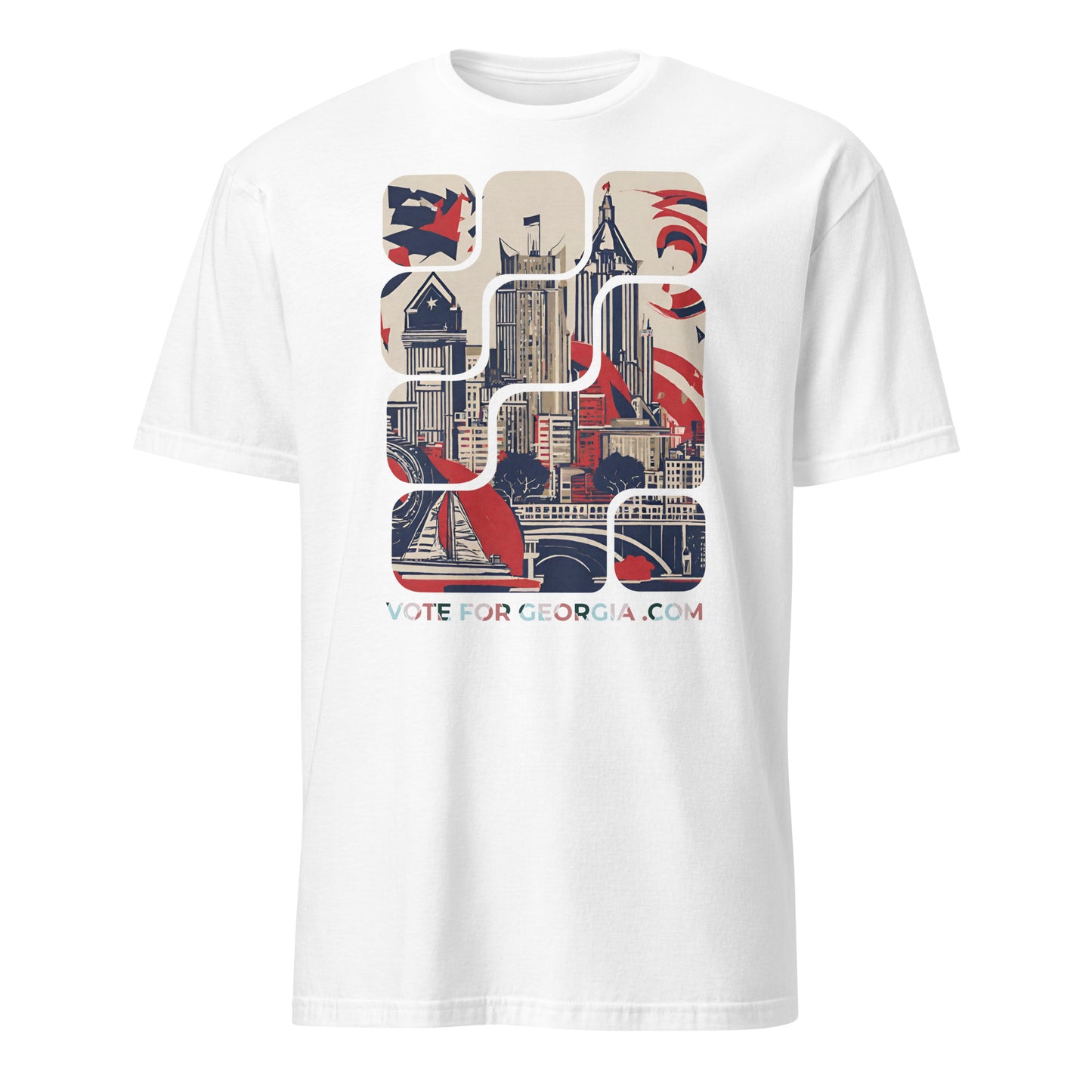 Abstract City Short-Sleeve Unisex T-Shirt